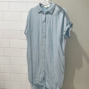 Short Pin Striped Dress
